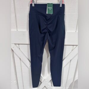 Halara UltraSculpt Booty Enhancing Leggings Navy Size M NWT